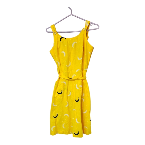 VTG 90s Celestial Crescent Moon Sundress - Front Page - Whimsigoth - Picture 2 of 9
